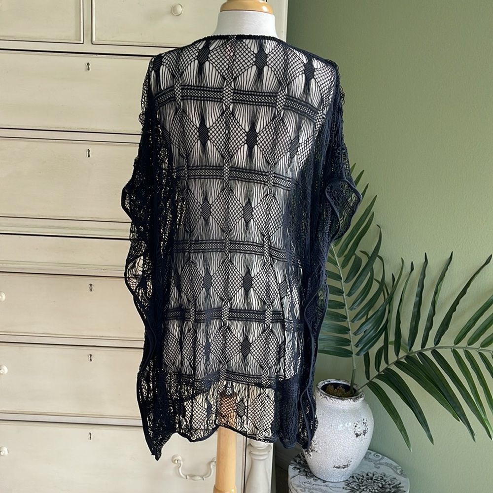 Victoria’s Secret Black Swimsuit coverup M/L - Picture 4 of 4